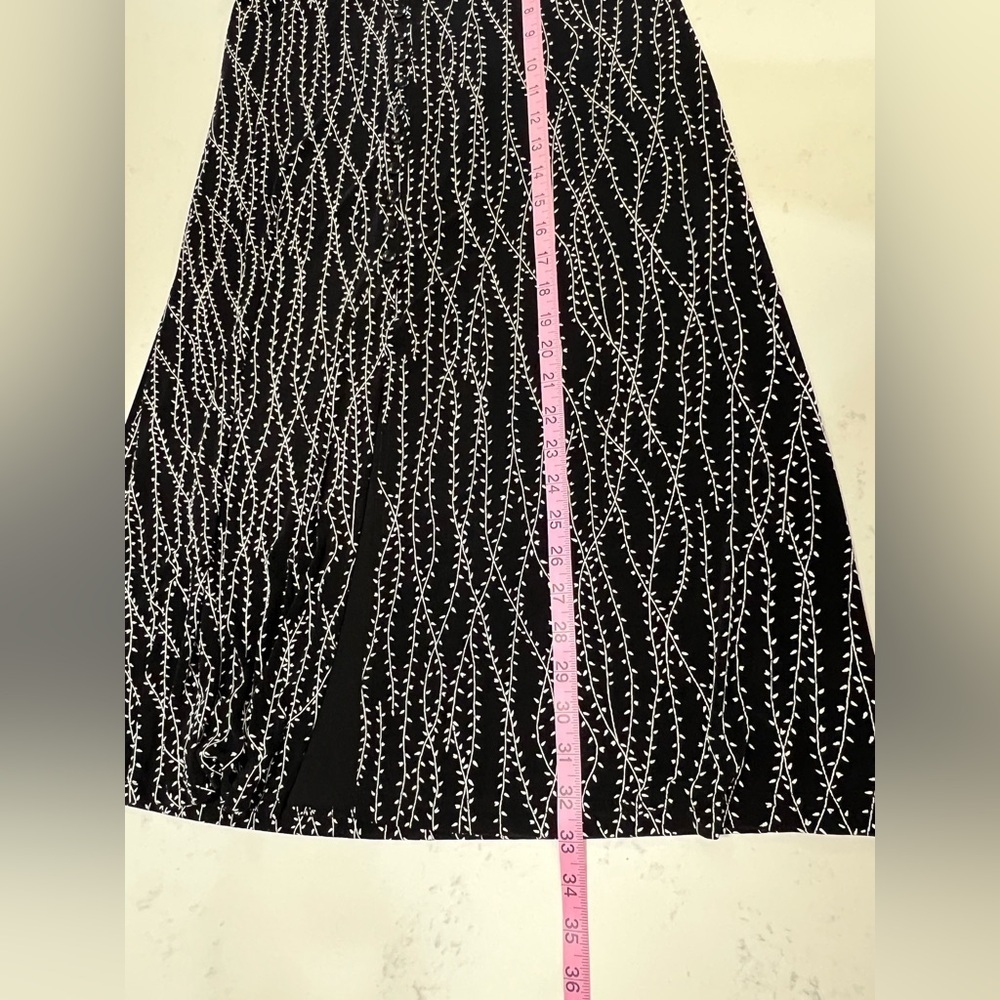 Briggs New York Black and White Maxi Skirt Cocktail - Picture 5 of 8
